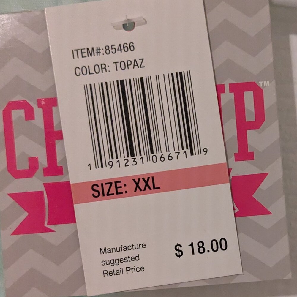 NWT Chin Up Apparel racerback tank top with back gathers size XXL - Picture 5 of 6